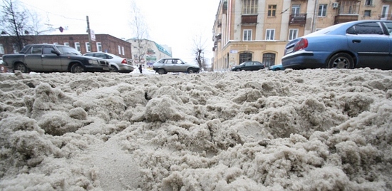 Организации Саранска будут штрафовать за неубранный снег 